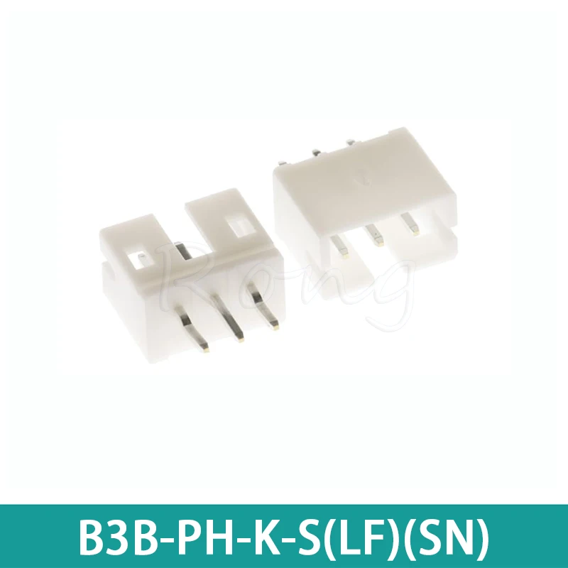 100 adet B3B-PH-K-S B3B-PH-K-S(LF)(SN) 2.0 mm pitch 3-pin tek sıra pin taban tel-to-board konektörü