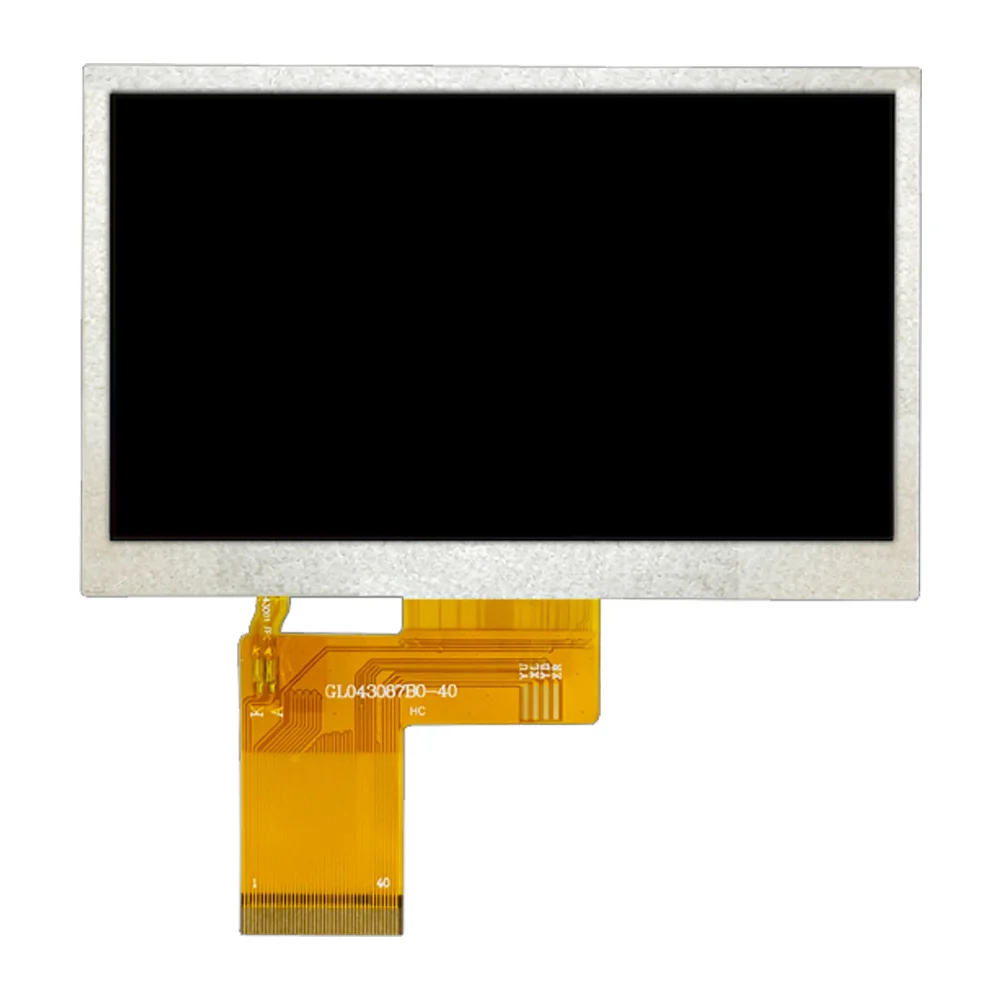 4.3 İnç TFT Ekran Modülü ST7280 HD IPS TN 480*272 40PIN RGB Arayüzü Plug-in Kapasitif Dokunmatik Ekran ile