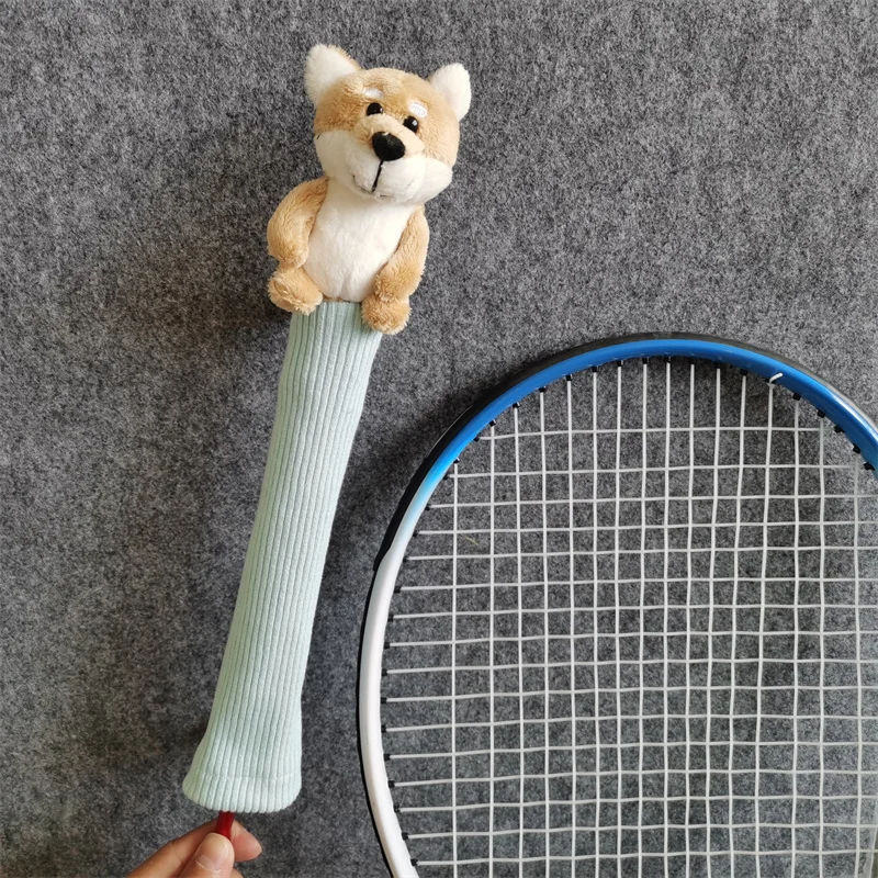 Husky badminton raketi kulp kılıfı Peluş Bebek Kavrama Koruyucuları El Sanatları Hediye