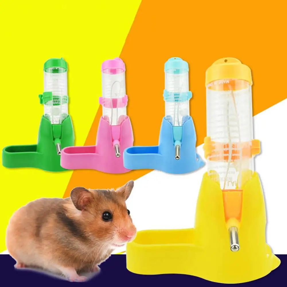 Otomatik Gıda Konteyner Su Besleyici Dağıtıcı Hamster Tiryakisi Su Şişesi Besleyici Pet Kobay Sincap Tavşan Su Şişesi