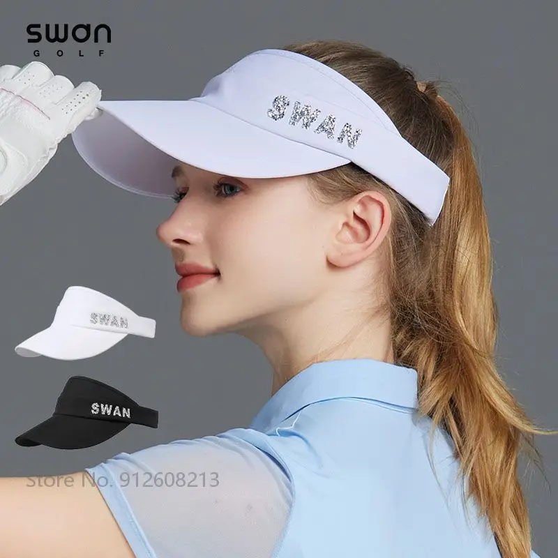 SG Yaz Bayanlar Nefes golf şapkaları Güneş Koruyucu Golf şapkaları Kadınlar Ayarlanabilir Anti-ter güneşlik şapka Açık Spor Boş Üst Kapağı