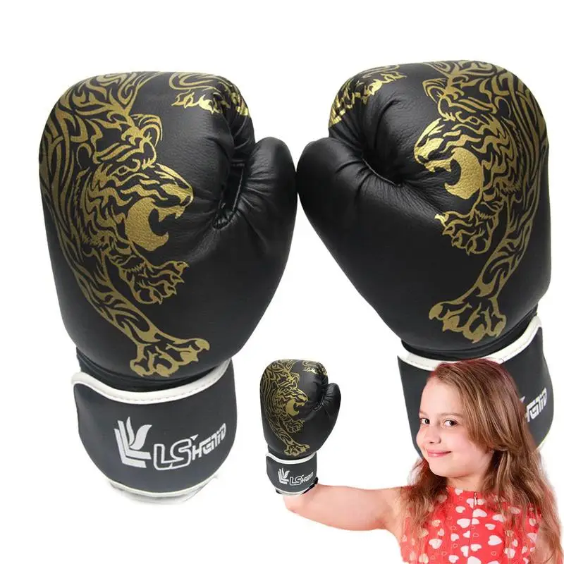 Yetişkinler boks eldiveni Nefes PU Deri boks eldiveni Çocuk Boks Eğitim kick boks eldiveni Ev Spor İçin