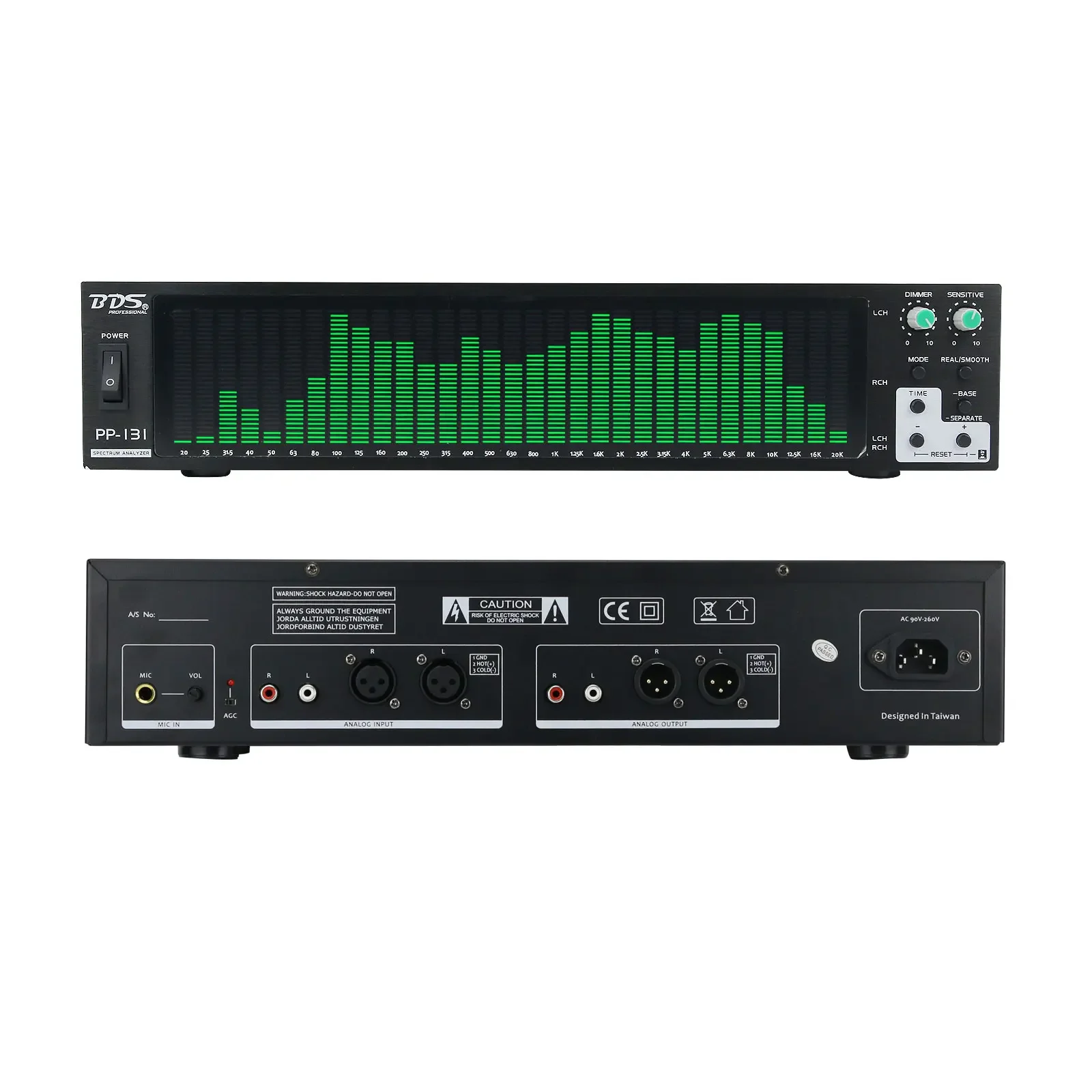 YYHC Yeşil / Mavi / Beyaz BDS PP-131 Ses Spektrum Analizörü Ekran Müzik Spektrum Göstergesi VU Metre 31 Segment